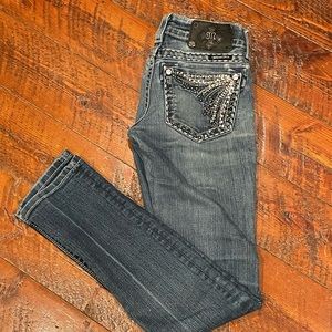 Miss me jeans size 23 straight cut